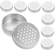 JUMPLAWN 10Pcs Aluminum Aroma Diffuser Box Hollow Air Freshener Packaging for Home Office Car Safe Durable and Stylish Air Freshening