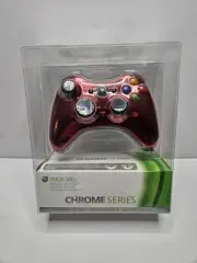 New Microsoft Chrome Series Red Wireless Controller OEM Microsoft Xbox 360 2012