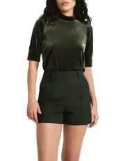 [Marcs] Vanessa Velvet Top in Borneo