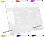 OFFSCH 1 Set Acrylic Memo Writing Board with Markers Push Pins Transparent Desktop Note Board for Students Office Supplies Versatile Message Writing Surface