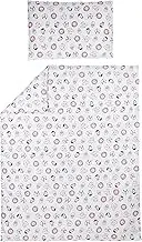 Meyco Animal Baby Bed Linen Junior Bed (Breathable Material, 100% Cotton Duvet Cover + Pillow Case, Machine Washable and Tumble Dry, 120 x 150 cm), Multi-Colour