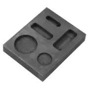 Combo Mould Crucible Ingot Refining Scrap Bar Graphite Casting