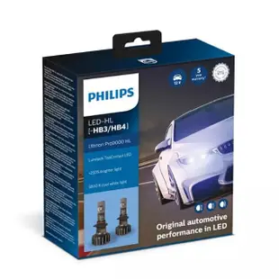 【Philips 飛利浦】LED頭燈PHILIPS Pro9000. 5800K HIR2/9012(車麗屋)
