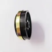 4PCS 50x17mm Gold Plastic Feet Pad for Tube Amplifier Cabinet Speaker CD Player