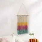 Bohemian Tapestry Wall Decor Colorful Accents Apartment Macrame Wall Hanging