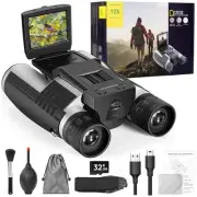 Binoculars Camera for Adults, 2.4" Screen 12X Digital Zoom 48MP Pictures 2.5K...