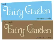 Prim Rustic font Stencil Fairy Garden Country Kitchen Porch Yard Art DIY Signs