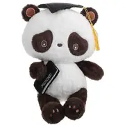 Adorable Plush Panda Toy Imitation Dr. Panda Stuffed Animal Doll Ornament