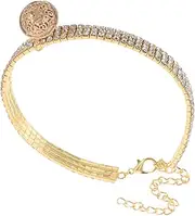 CIYODO Bling Rhinestone Cat Collar with Bell Adjustable Fashionable Pet Necklace for Dogs Cats Fit Sparkling Jewelry for Pets for Everyday Wear Special