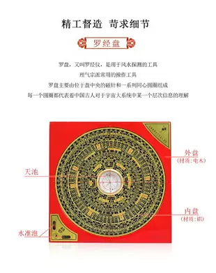 羅盤八卦風水羅盤指南針高精度電木隨身攜帶專業小羅經儀綜合羅盤