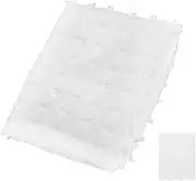 Soft Gauze Kitchen Window Curtains Light Filtering White Elegant Decor for Living Room Bedroom Patio Villa Fits Rods