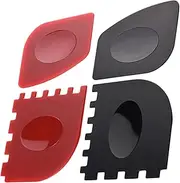 4Pcs Grill Pan Scraper Durable Cleaning Tools for BBQ Grates for Oil Stain Removal for Kitchen Cleaning Pizza Cutting