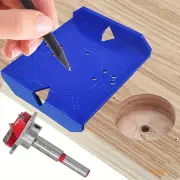 35mm/40mm Hinge Drilling Locator Alloy Drill Bit Positioning Tool for Cabinet Door Hinge Installation Accurate and Effic