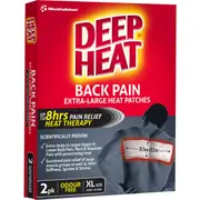 Deep Heat Back Patch 2 pack