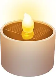 Solar Candles Outdoor IP42 Waterproof,Candle Flameless Flicker,Flameless LED Candles Flickering Warm White Lights,LED Candles With Dusk To Dawn Sensor For Lantern Garden Camping Party Home Decorations