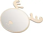 Cute Deer Antler Mirror for Boys and Girls Room Decorative Home Accessory Scandinavian Style