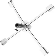 Levemolo Folding Parasol Base Umbrella Beach Umbrella Stand Bases Parasol Stands Windproof Patio Outdoor Beach Misting Plinth Black Gold Steel Silver