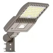 LED Parking Lot Light with Slip Fitter, UL DLC Listed, 5000K Shoebox Pole Lig...