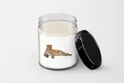 Leopard 2 Candle - Soy Wax Candle - Hand Poured Candle