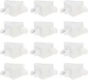 [SG Store] 50pcs White Shelf Support Pins Replacement Screws Shelf Plug Shelf Brackets Furniture Cabinet Plastic Corner Bracket Compatible with IKEA PAX