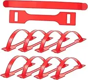 KONTONTY 100sets Heavy Duty Cardboard Box Handles Easy Install Carrying Shipping Handles for Box Packaging Plastic Grab Handle Replacement for Moving and Diy Projects