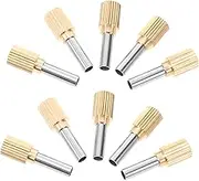 10pcs Beauty Tool Caulk Sealant Nozzle Grouting Caulk Nozzle Caulking Nozzle Caulking Tool Tools Glue Precision Tip Sealer Smoother Heavy Sealing Caulk Tip Stainless Steel Golden