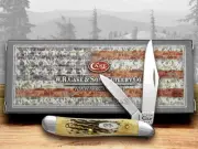Case xx Knives Peanut Genuine Sambar Stag Handle Pocket Knife Stainless 00048