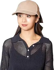 [CA4LA] Casilla TOZ00103 Women's Baseball Cap, Daily, Casual, Girly, Autumn and Winter, Ribbon, Pearl, Corduroy Cotton, Adjustable Size