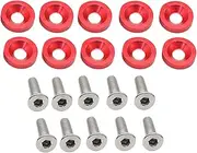 Licence Plate Screw Set - Aesthetic Weatherproof License Plate Screw Kit,Wear-Resistant Auto Fasteners for Automobile Vehicles Pickup Truck Sedan