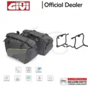 Tmt8201 + Ea133 Givi Pair Side Bags + Brackets Moto Guzzi V7 Iii Stone 2020