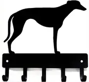 (Small 15cm wide) - Greyhound Dog Leash Hanger/ Key Rack