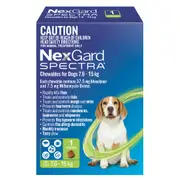 Nexgard Spectra Green 7.6kg-15kg 1 pack (1 month) | For Dogs