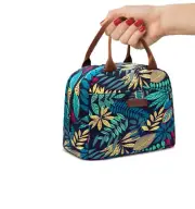 LOKASS Lunch Bag Cooler Bag Women Tote Bag Insulated Lunch Box Bag