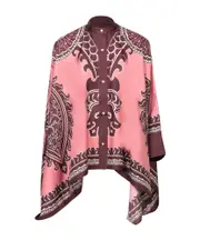Pattern printed shirt XS Pink