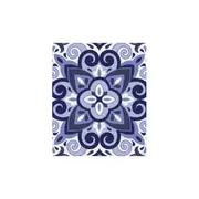Lilli Rock Blue Talavera Dolomite Stone Quality Trivet - 20x20cm