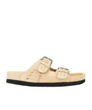 Isabel Marant Two Buckle Straps Sandals 41 Nude