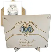 Woodland Mail Money Gift Wedding Gifts for Bride and Groom Money Gifts Packaging with Wedding Card (Hand)