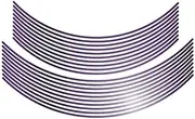MFF RIM-4M-MV-16&19N Rim Stripe, Mirror Type, No Letters, Plain, 0.2 inch (4 mm) Wide, 16&19 Inches