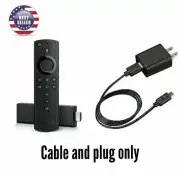Wall Cord for Amazon Fire TV & ROKU Streaming Stick Adapter Cable Plug 4K