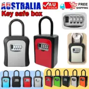 Lock Key Safe Storage Box Combination Padlock Security Home Outdoor AU