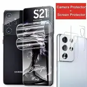 4in1 Tempered Glass Galaxy S21 Ultra 5G for Screen and Camera Lens Protector 9H