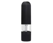 Electric spice grinder ceramic grinder with light adjustable fineness salt and pepper grinder battery operated