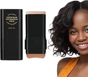 Foundation Stick - 15g Portable Contour Foundation 15g - Facial Primer Double-Head for Girls, Long-lasting Concealer Cream