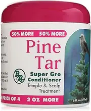Bronner Brothers Pine Tar Super Gro Hair and Scalp Bonus, 6 Ounce