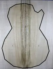 Electric Bass/Guitar Top Spalted Maple Wood Bookmatched Set Luthier Supply