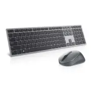 Dell Premier Multi-Device KM7321W Keyboard Mouse Bundle-Wireless, 1600 dpi, Gray