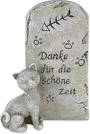 MaMeMi Memorial Stone/Grave Decoration Mourning/Animal Grave Stone Memorial 'Cat'