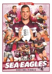 MANLY SEA EAGLES TEAM POSTER, NRL RUGBY, STORM, RABBITOHS, EELS PANTHERS DOGS