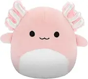 [Squishmallows] Original 5-Inch Archie Pink Axolotl with White Fuzzy Belly - Official Jazwares Plush (Little)