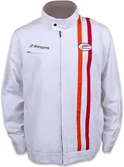 [Checkered Flag Sports] Dale Earnhardt Jr Motorsports Rally Stripe Canvas Throwback Jacket